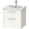 Image de Duravit, Meuble sous-lavabo, D-Code Meuble sous-lavabo, 1 tiroir, 584x460mm, découpe siphon, avec poignée (62 x 55 x 70 cm)
