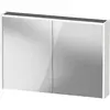 Image de Duravit, Armoire de toilette, Armoire de toilette D-Code, prise type J (CH, LI), 2 portes, champ lumineux LED en haut, 100 (78.50 x 21.50 x 107 cm)