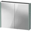 Image de Duravit, Armoire de toilette, Armoire de toilette D-Code, prise type J (CH, LI), 2 portes, champ lumineux LED en haut, 800 (78.50 x 21.50 x 88 cm)