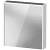 Image de Duravit, Armoire de toilette, Armoire de toilette D-Code, prise type F (EU, DE), 1 porte avec charnières à gauche, champ (65 x 14.80 x 70 cm)