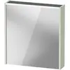 Image de Duravit, Armoire de toilette, Armoire de toilette D-Code, prise type F (EU, DE), 1 porte avec butée à droite, champ lumi (65 x 14.80 x 70 cm)