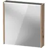 Image de Duravit, Armoire de toilette, Armoire de toilette D-Code, prise type J (CH, LI), 1 porte avec charnières à gauche, champ (78.50 x 21.50 x 88 cm)