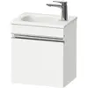 Image de Duravit, Meuble sous-lavabo, Sivida bâti-support pour lavabo, charnières à gauche, poignée profilée chromée, 400x29 (40 x 29.50 x 44 cm)