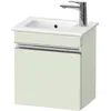 Image de Duravit, Meuble sous-lavabo, Sivida bâti-support pour lavabo, charnières à droite, poignée profilée chromée, 400x28 (40 x 28.70 x 44.30 cm)