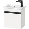 Image de Duravit, Meuble sous-lavabo, Sivida bâti-support pour lavabo, charnières à gauche, poignée encastrée noir diamant ma (40 x 28.70 x 44.30 cm)
