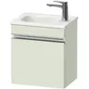 Image de Duravit, Meuble sous-lavabo, Sivida bâti-support pour lavabo, charnières à gauche, poignée profilée chromée, 400x29 (40 x 29.50 x 44 cm)