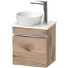 Image de Duravit, Meuble sous-lavabo, Sivida Meuble sous-lavabo sur console, charnières à droite, poignée profilée chromée, 4 (40 x 32.50 x 44 cm)
