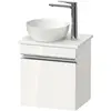 Image de Duravit, Meuble sous-lavabo, Sivida Meuble sous-lavabo sur console, charnières à droite, poignée profilée chromée, 4 (40 x 32.50 x 44 cm)