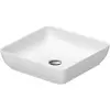 Image de Duravit, Lavabo, Sivida lavabo à poser, rectangulaire, 400x400mm, sans trou pour robinet, sans trop-plein (400 mm, 400 mm)