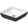 Image de Duravit, Lavabo, Sivida lavabo à poser, rectangulaire, 400x400mm, sans trou pour robinet, sans trop-plein (400 mm, 400 mm)
