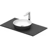 Image de Duravit, Lavabo, Sivida kit lavabo, rond, 400x400mm, incl. console 880x500mm (500 mm, 880 mm)