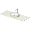 Image de Duravit, Abattant WC, Sivida Set lavabo, rond, 400x400mm, incl. console 1280x500mm