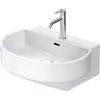 Image de Duravit, Lavabo, Lavabos Balcoon, plage de robinetterie, 1 trou de robinetterie, avec trop-plein, avec robinetterie (480 mm, 600 mm)