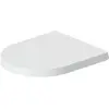 Image de Duravit, Abattant WC, Siège de WC ME by Starck Compact, charnières en acier inoxydable, sans dispositif d'abaiss