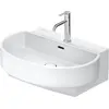 Image de Duravit, Lavabo, Lavabos Balcoon, plage de robinetterie, 1 trou de robinetterie, avec trop-plein, avec robinetterie (650 mm)