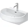 Image de Duravit, Lavabo, Lavabos Balcoon, plage de robinetterie, 1 trou de robinetterie, avec trop-plein, avec robinetterie (650 mm)