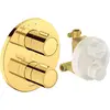 Image de Duravit, Robinetterie de salle de bains, Robinetterie thermostatique Set thermostatique encastré, rosace ronde, 2 consommateurs, 24 l/min
