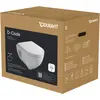 Image de Duravit, Cuvette toilettes + bidet, Ensemble de WC suspendu D-Code, Compact, sans rebord, siège de WC inclus, blanc brillant, 45150900A1