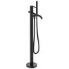 Image de Duravit, Robinetterie de salle de bains, Robinet de bain sur pied pour deux utilisateurs, douchette intégrée, système de mélange céramique