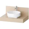 Image de Duravit, Console de lavabo, Console Balcoon rectangulaire, 1 découpe au centre, 800x550x370mm, BA90560IEIE0000, BA90560IEIE0000