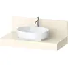 Image de Duravit, Console de lavabo, Console Balcoon rectangulaire, 1 découpe au centre, 1000x550x370mm, BA90570IDID0000