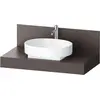 Image de Duravit, Console de lavabo, Console Balcoon rectangulaire, 1 découpe au centre, 1000x550x370mm, BA90570IGIG0000