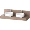 Image de Duravit, Console de lavabo, Console Balcoon rectangulaire, 2 découpes des deux côtés, 1400x550x370mm, BA90610IFIF0000