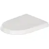 Image de Duravit, Abattant WC, Siège WC Qatego, plastique thermodurci, abaissement automatique, blanc brillant 463x369x44m