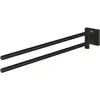 Image de Grohe, Porte-serviettes + crochets pour serviettes, Start Cube QuickFix porte-serviettes, noir mat