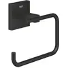 Image de Grohe, Dérouleur de papier toilette, Start Cube QuickFix distributeur de papier toilette, à coller ou à percer, noir mat