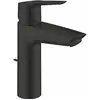 Image de Grohe, Robinetterie de salle de bains, Start QuickFix Mitigeur pour lavabo M-Size, tirette, incl. outil 3 en 1, économiseur d'eau, noir mat