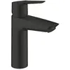 Image de Grohe, Robinetterie de salle de bains, Start QuickFix Robinet de lavabo taille M, push-open, incl. outil 3-en-1, économie d'eau, noir mat