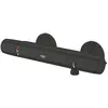 Image de Grohe, Robinetterie de salle de bains, Precision Trend Mitigeur de douche thermostatique apparent, prise d'eau UE, noir mat