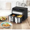 Image de Friteuse à air chaud double chambre 7 l, 2400 W Gourmet MAXX