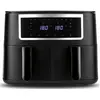 Image de Gourmetmaxx Friggitrice ad Aria Doppia, Friteuse, Noir, Argent