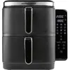 Image de Gourmetmaxx 15305 Heissluft-Fritteuse 10 l 2800 W 2 getrennte Temperaturregler, A, Friteuse, Noir