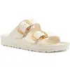 Image de Birkenstock, Femmes, Sandales, Arizona big buckle EVA N, Blanc, Beige, (35)