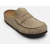 Image de Mules et sabots Birkenstock Naples Wrapped Suede - Narrow pour Femme Beige 39