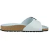 Image de Birkenstock, Femmes, Sandales, Madrid Big Buckle Naturleder Lack schmal, Bleu, (38)