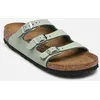 Image de Mules et sabots Birkenstock Florida Fresh Nubuck - Narrow pour Femme Vert 40