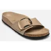 Image de Mules et sabots Birkenstock Madrid Big Buckle Leather Oiled - Narrow pour Femme Marron 37