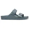 Image de Birkenstock, Hommes, Sandales, Arizona, Gris, Argent, (43)