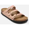 Image de Mules et sabots Birkenstock Florida Fresh Nubuck - Narrow pour Femme Rose 40