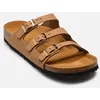 Image de Mules et sabots Birkenstock Florida Fresh Nubuck - Narrow pour Femme Marron 38