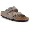 Image de Birkenstock, Unisexe, Sandales, Arizona BS 1032070 Gris Taupe, Gris, Argent, (38)