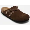 Image de Birkenstock Blair D-Buckle Suede - Narrow pour Marron 37