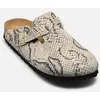 Image de Birkenstock Boston Print Suede - Narrow pour Beige 36