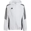 Image de Adidas, Filles, Vestes de survêtement, TIRO24 WB Y (128), Blanc, Noir, 128