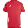 Image de Adidas, Hommes, T-shirt de sport, TIRO24 SWTEE (XL), Rouge, Blanc, XL