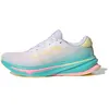 Image de adidas Supernova Rise Blanc Jaune Flash Aqua Baskets Femme Bleu Canard Blanc Nuage Presque Jaune IE1063 37 